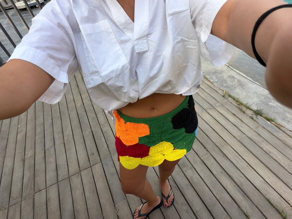 SUN-STITCHED MINI